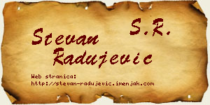 Stevan Radujević vizit kartica